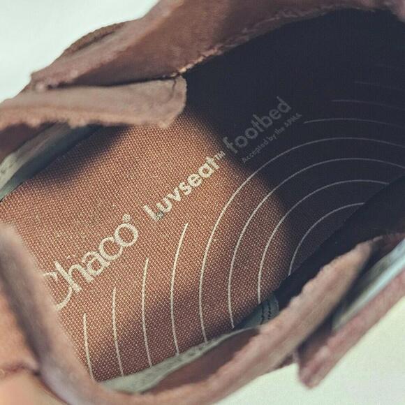 Chaco Womens Cataluna Explorer Chelsea Mahogany Leather Boot Size US 7 EU 38 - Picture 9 of 11